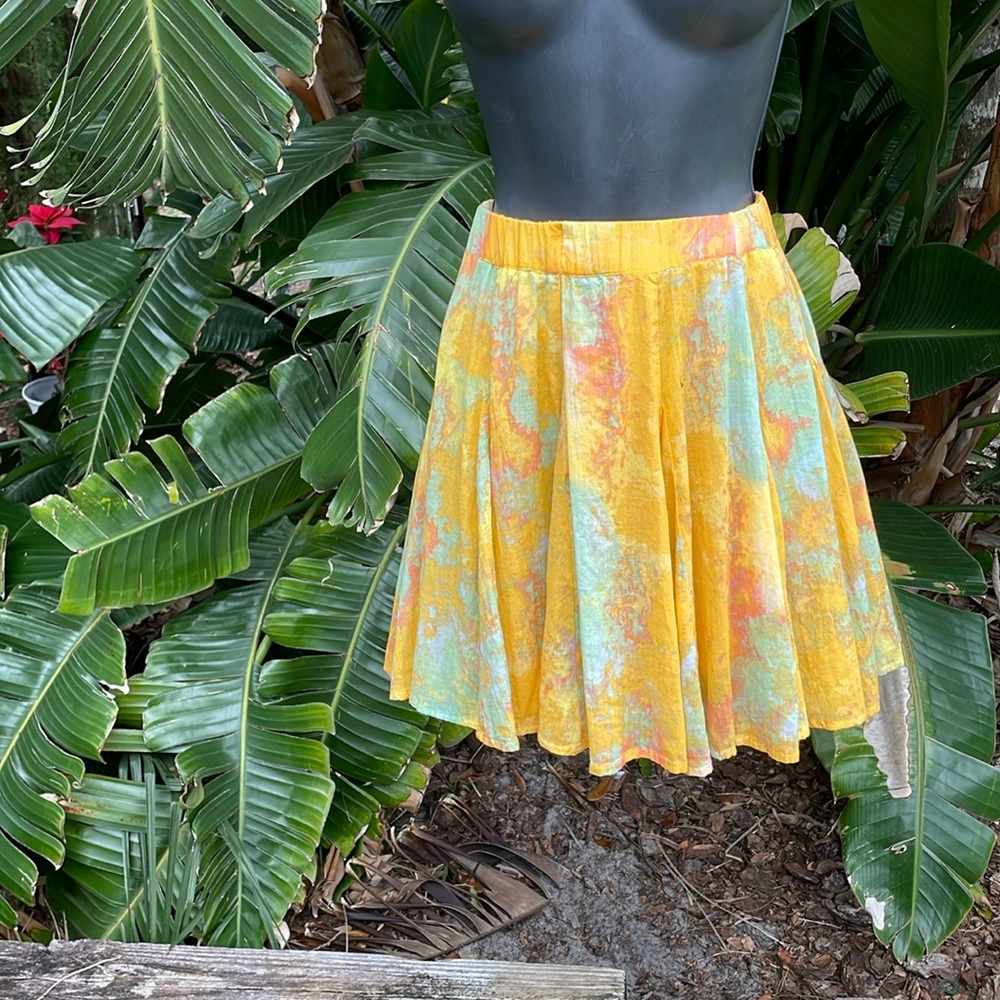 Free people circle mini skirt